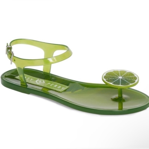 Katy Perry The Geli Lime Sandals Size 6 Medium NWT - Picture 4 of 12